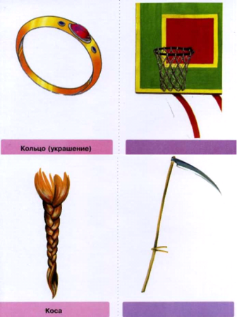 Многозначные слова рисунки