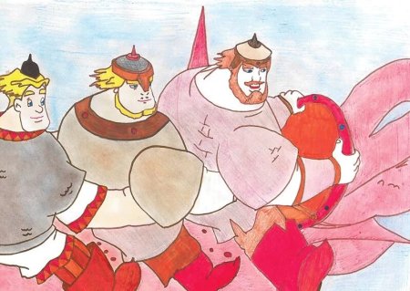 Нарисовать богатыря Илью Муромца