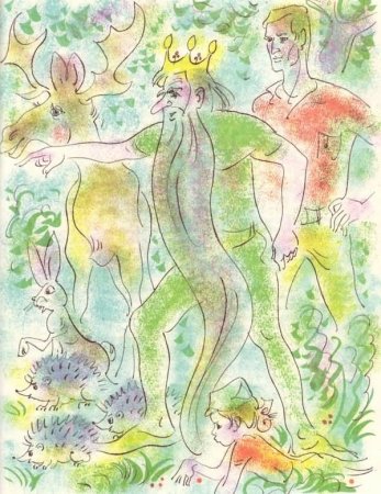 Иллюстрация к балладе Лесной царь