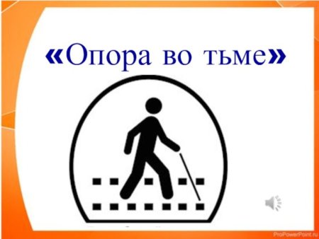 Белая трость классный час