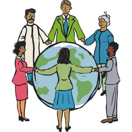 Социальная сфера иллюстрация