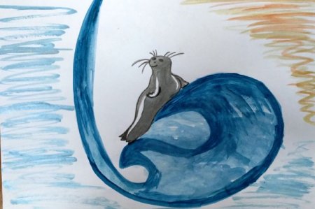 Рисунок Байкал на конкурс