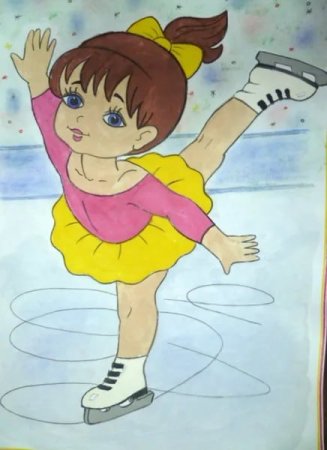 Рисунок на спортивную тему