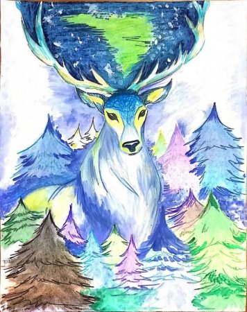 Природа Югры рисунки