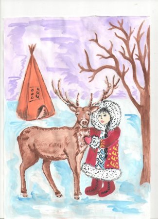 Рисунок Ханты манси ХМАО