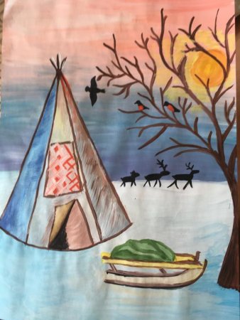 Югра рисунки