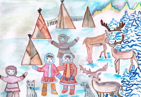 Югра рисунки