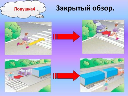 Дорожные ловушки для детей в картинках