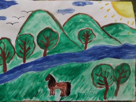 Рисование на тему природа Башкортостана