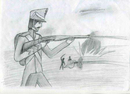 Рисунок на историческую тему карандашом