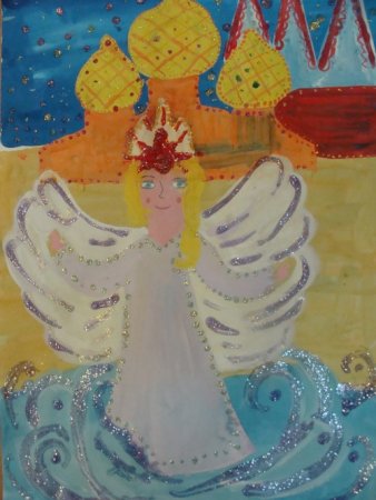 Рисунок Царевна лебедь 3 класс
