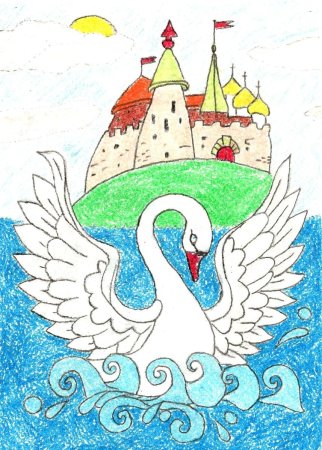 Рисунок на тему царевна лебедь (46 фото)