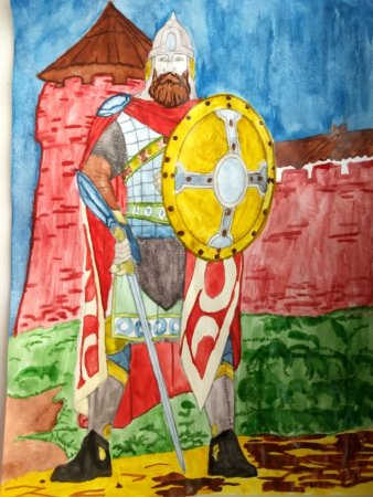 Александр Невский защитник земли русской рисунки