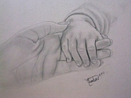 Рисунок на день матери карандашом