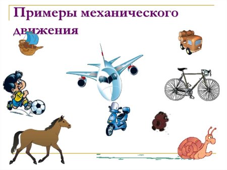 Механическое движение рисунок