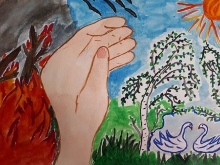 Рисунок на тему сохранение природы