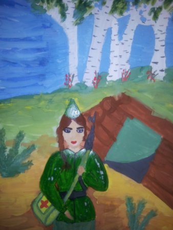 Рисунок Служу России