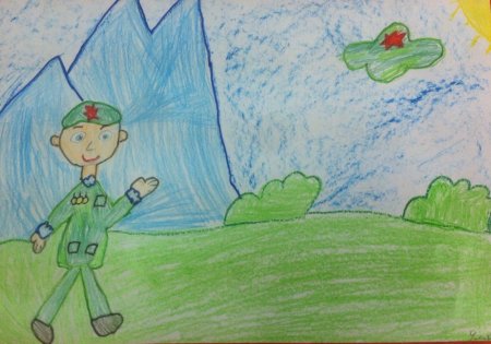 Конкурс рисунков святое дело родине служить