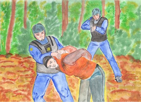 Рисунок ко Дню вневедомственной охраны