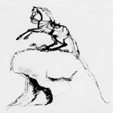 Медный всадник Пушкин рисунок