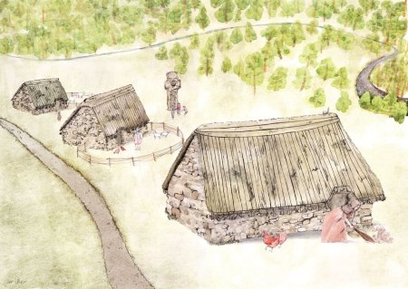 Рисунок на тему средневековая деревня (50 фото) » рисунки для срисовки на  Газ-квас.ком