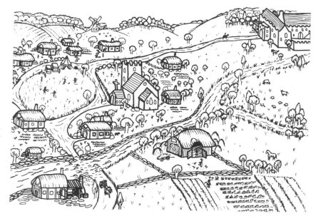 Кучевая Средневековая деревня