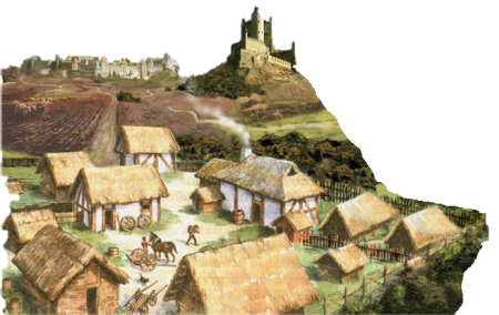 Средневековая деревня Уэллс