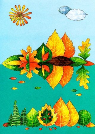 Осенняя аппликация