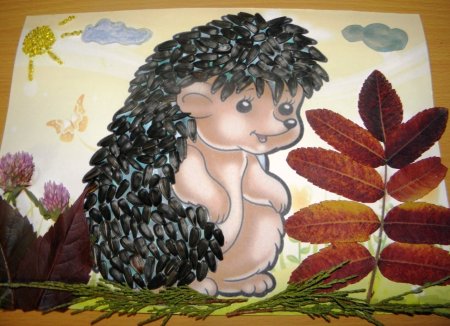 Аппликация на тему осень