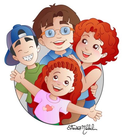 Семья мультяшные