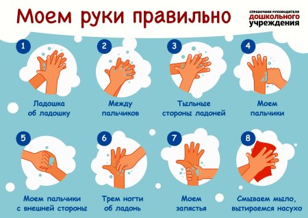 Памятка как правильно мыть руки