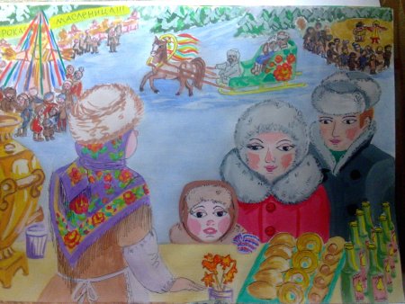 Рисунок на тему ярмарка