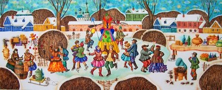 Масленица детские рисунки