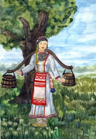 Рисунки по чувашским сказкам