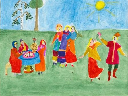 Рисование осенняя ярмарка