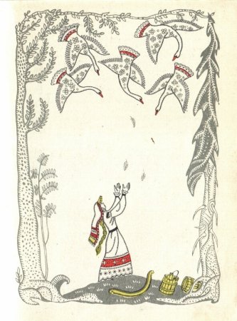 Рисунки к марийским сказкам