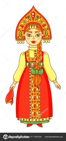 Раскраска "народные костюмы"