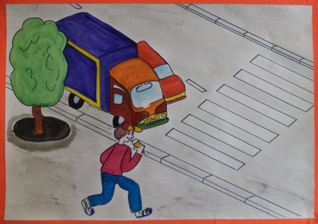 Берегись автомобиля рисунок на конкурс