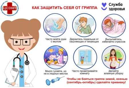 Профилактика инфекционного заболевания грипп и ОРВИ