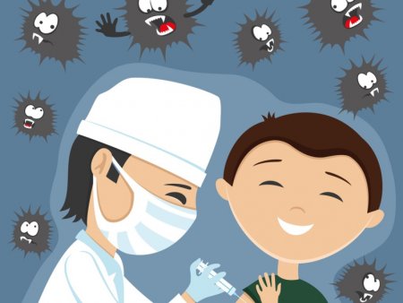 Вакцинация мультяшная