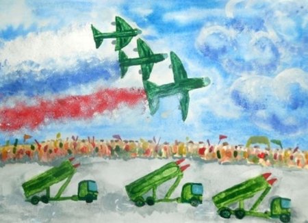 Рисунки на военную тему