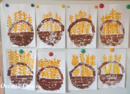 Рисование хлеб подготовительная группа