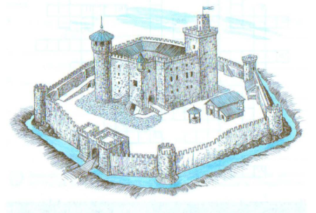 Средневековый замок феодала