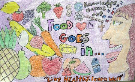 Рисование для детей полезные продукты