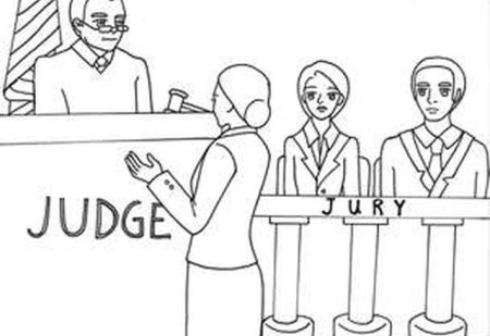 Юрист раскраска