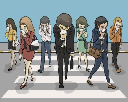 Зависимость от телефона