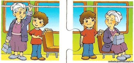 Иллюстрации с хорошими и плохими поступками