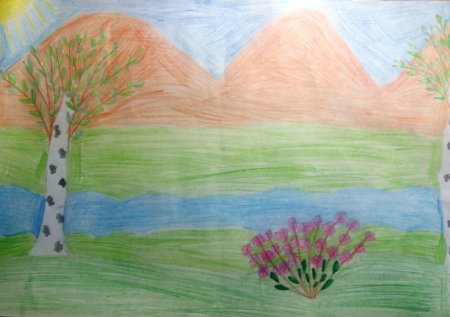 Забайкалье рисунок