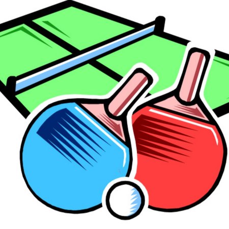 Рисунок на тему настольный теннис