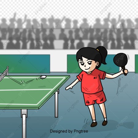 Нарисовать настольный теннис